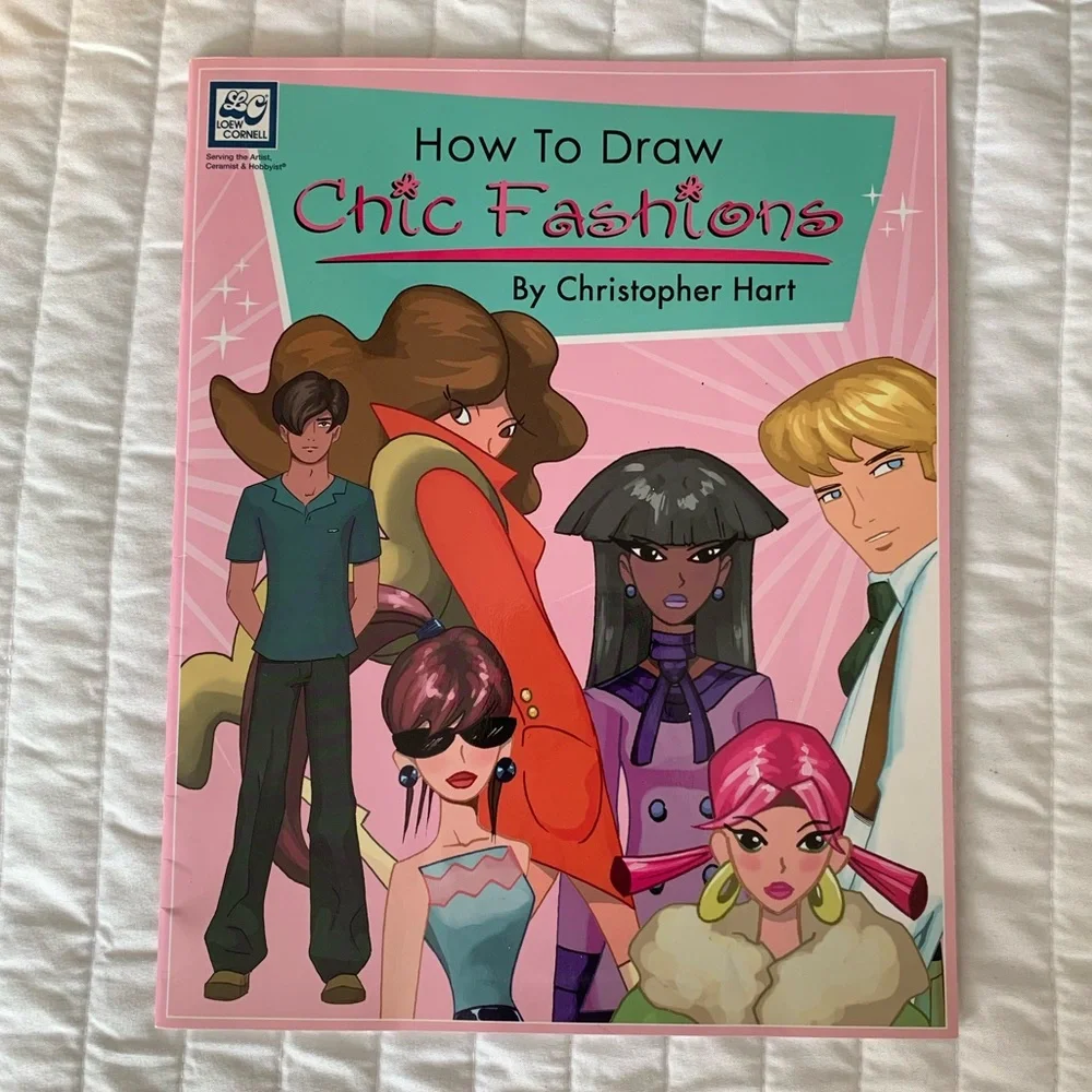 How to Draw Chic Fashions Book by Christopher Hart 25 Pages of Styling Toy